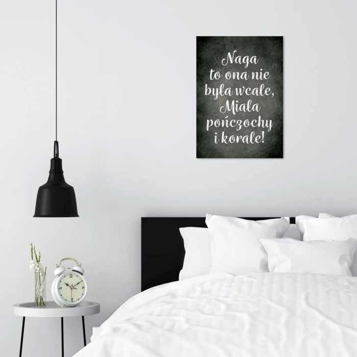 Plakat metalowy Korale Prezent