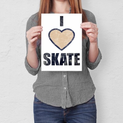 Plakat metalowy Deskorolka skate Prezent
