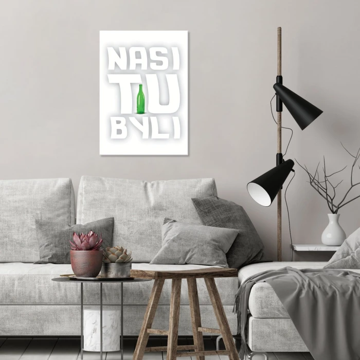 Plakat metalowy Nasi tu byli Seksmisja Prezent