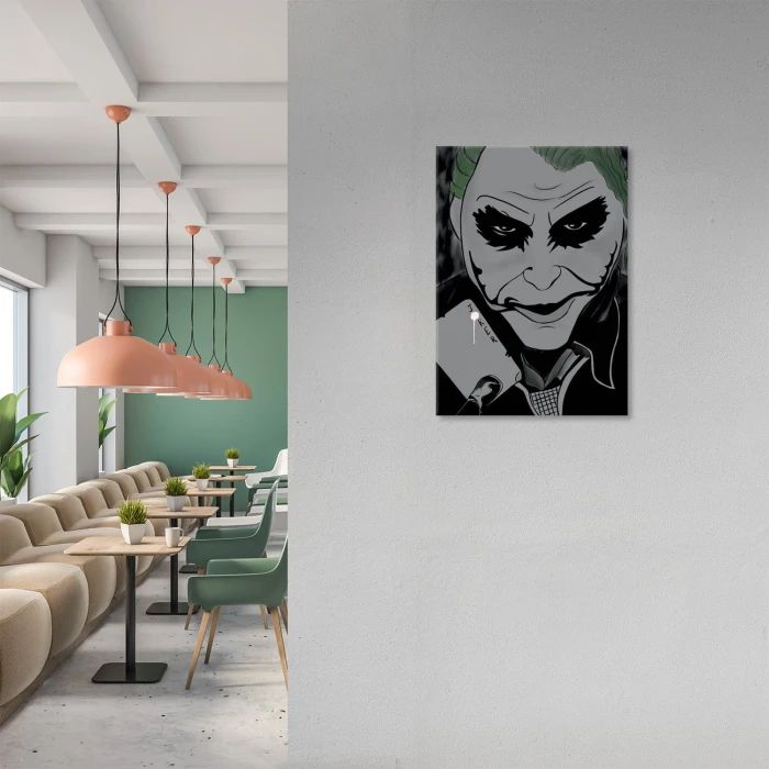 Plakat metalowy Masked man Prezent