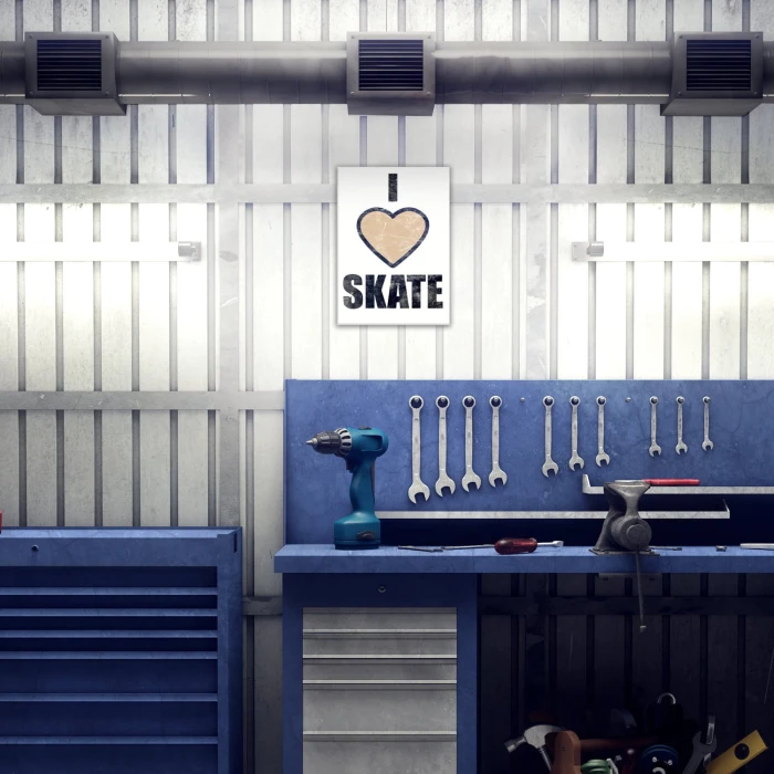 Plakat metalowy Deskorolka skate Prezent