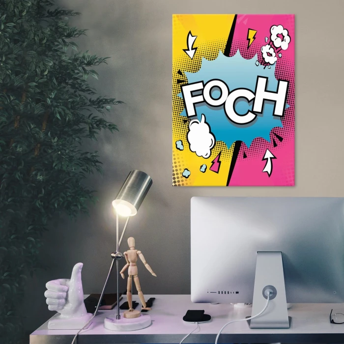 Plakat metalowy Foch Prezent