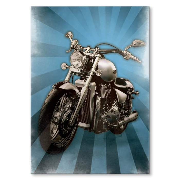 Plakat metalowy Motocykl Prezent