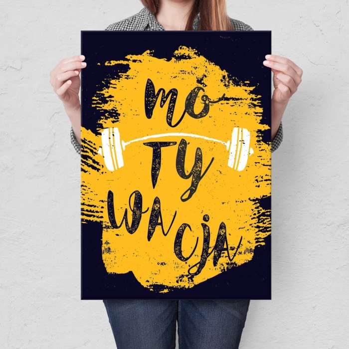 Plakat metalowy Motywacja Prezent