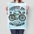Plakat metalowy Legendary bike Prezent
