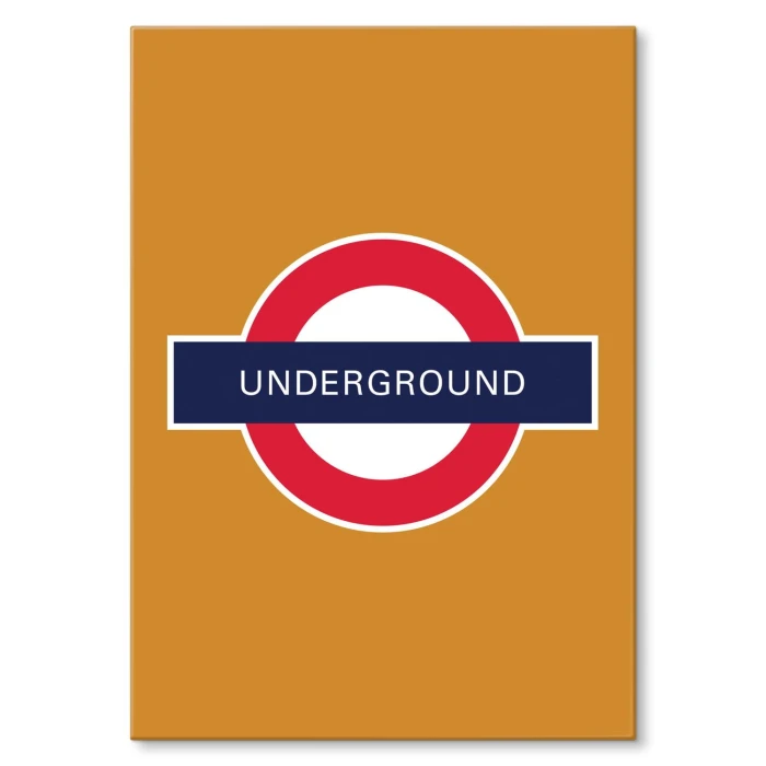 Plakat metalowy Underground Prezent