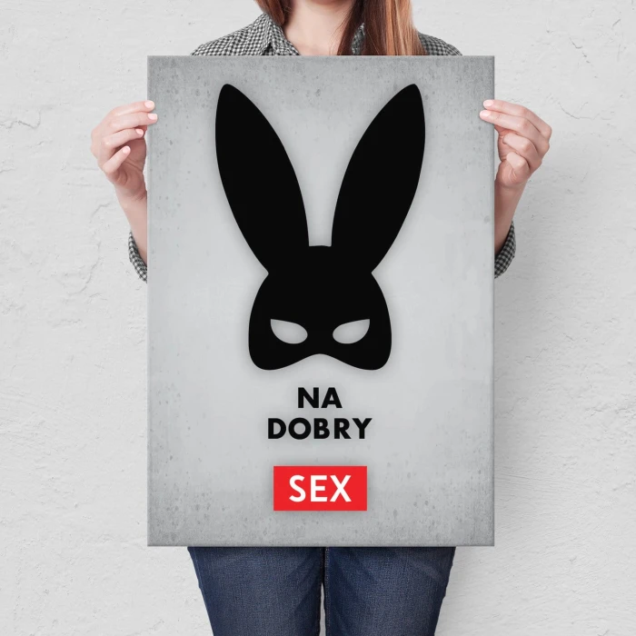 Plakat metalowy Na dobry sex Prezent