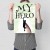 Plakat metalowy My hero Prezent