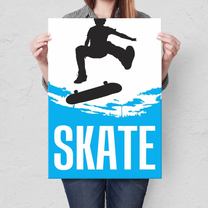 Plakat metalowy Deskorolka Prezent