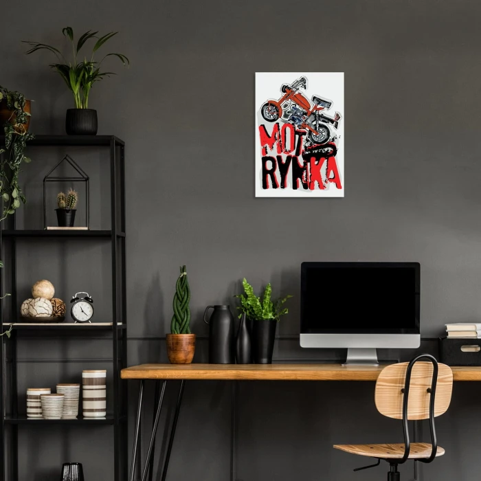 Plakat metalowy Motorynka Prezent