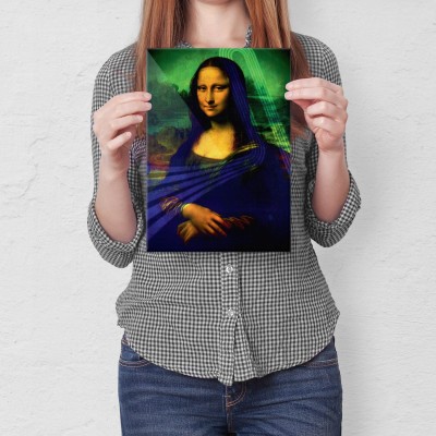 Plakat metalowy Lisa Prezent