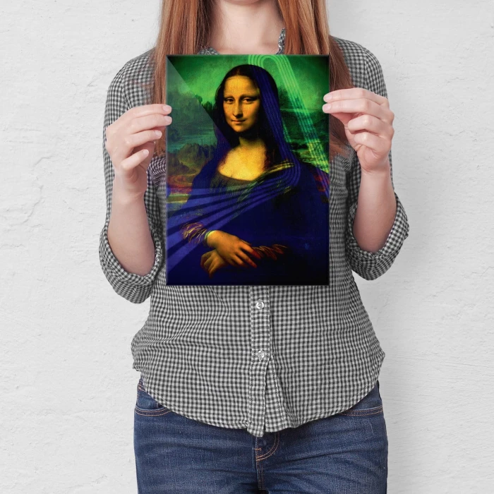 Plakat metalowy Lisa Prezent
