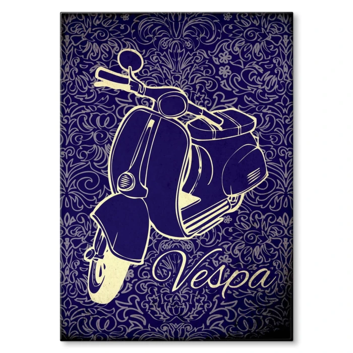 Plakat metalowy Vespa skuter Prezent