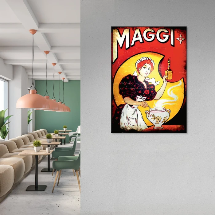 Plakat metalowy Reklama Maggi Prezent