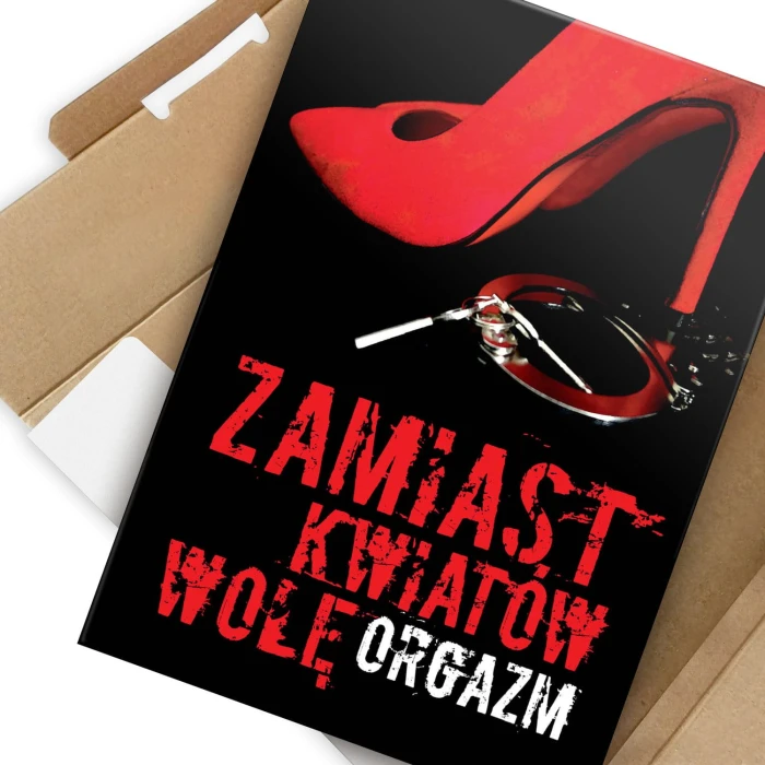 Plakat metalowy Orgazm Prezent