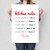 Plakat metalowy Kitchen rules Prezent