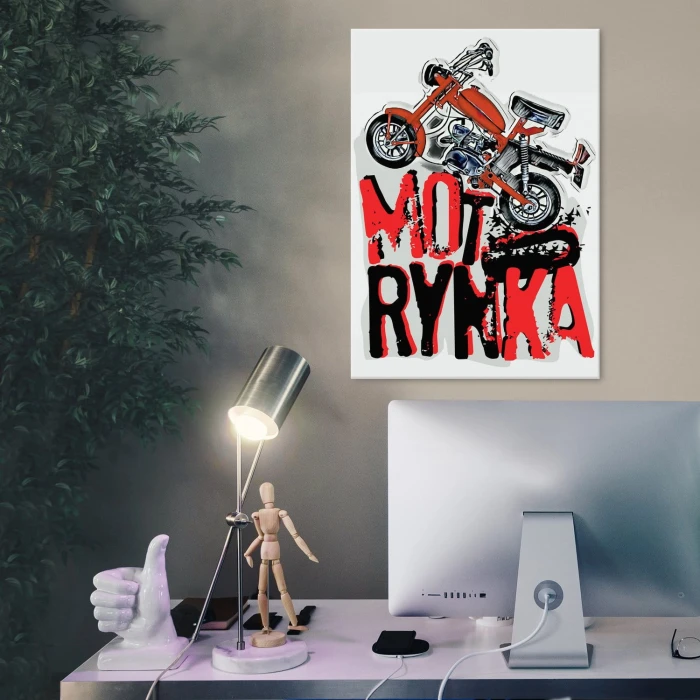 Plakat metalowy Motorynka Prezent