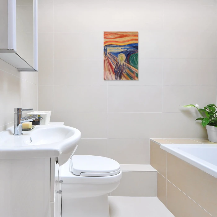 Plakat metalowy Edvard Munch Krzyk Prezent