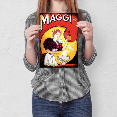 Plakat metalowy Reklama Maggi Prezent