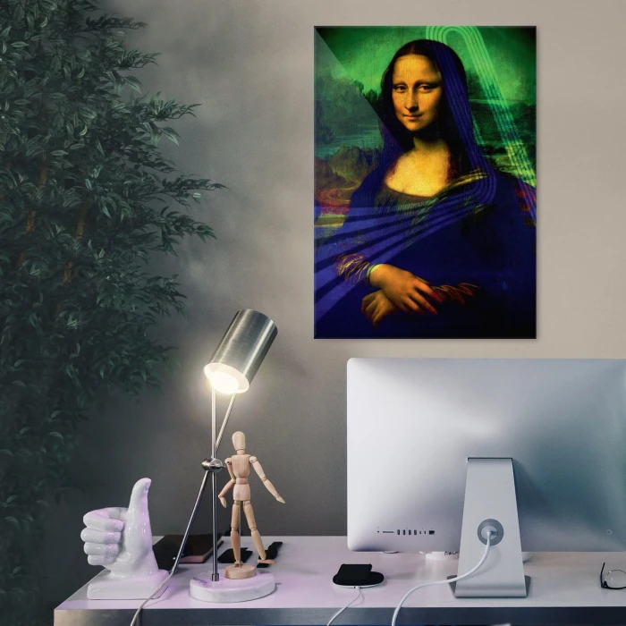 Plakat metalowy Lisa Prezent