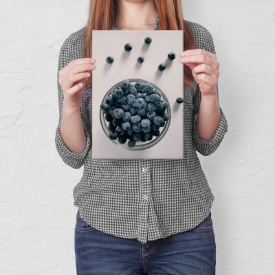 Plakat metalowy Jagody Prezent