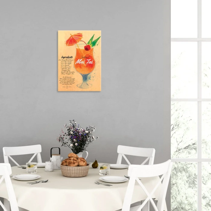 Plakat metalowy Drink Mai Tai Prezent