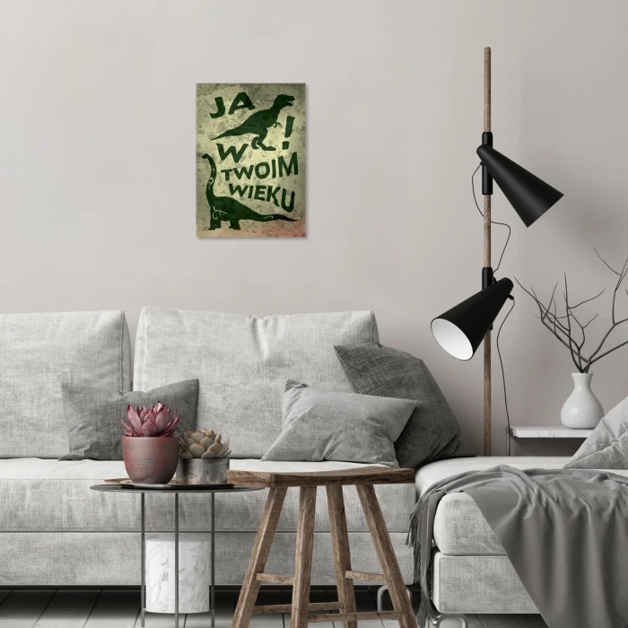 Plakat metalowy W twoim wieku Prezent