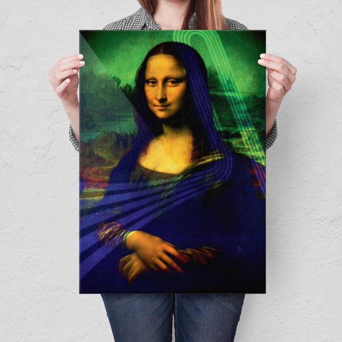 Plakat metalowy Lisa Prezent