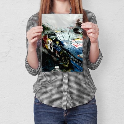 Plakat metalowy Wyścig Prezent