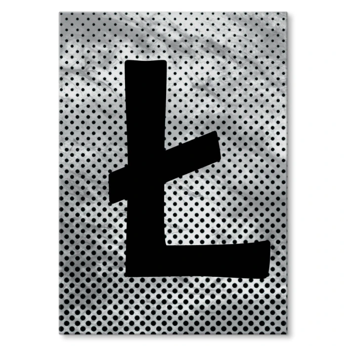 Plakat metalowy Litera Ł Prezent