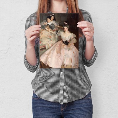 Plakat metalowy Singer Sargent Damy Prezent