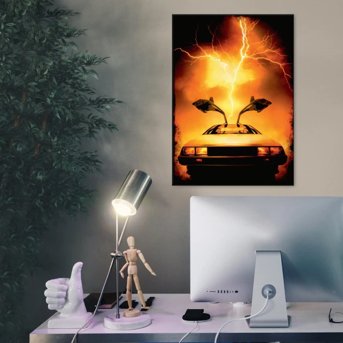Plakat metalowy Back to the future Prezent