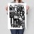 Plakat metalowy My gun is bigger Prezent