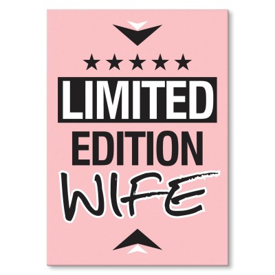 Plakat metalowy Żona limitowana edycja Prezent