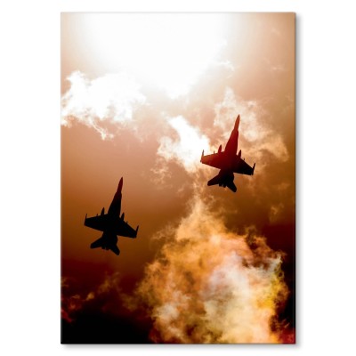 Plakat metalowy Odrzutowce Prezent