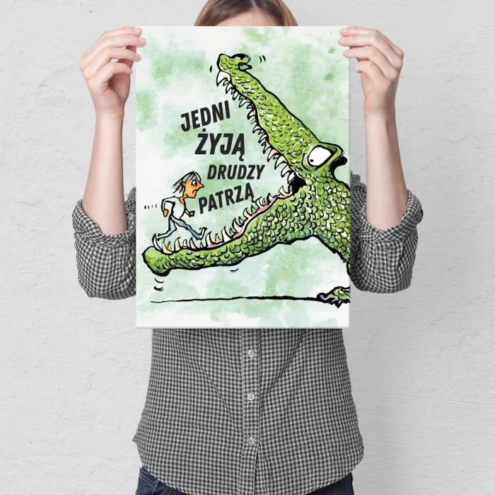 Plakat metalowy Jedni żyją Prezent