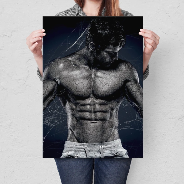 Plakat metalowy Mężczyzna Prezent