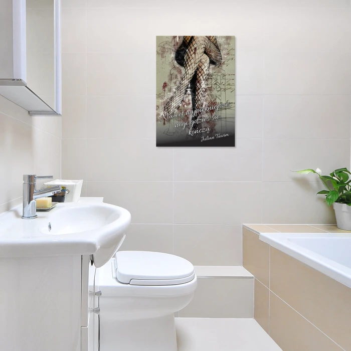 Plakat metalowy Najpiękniejsze nogi Prezent