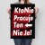 Plakat metalowy Kto nie pracuje... Prezent