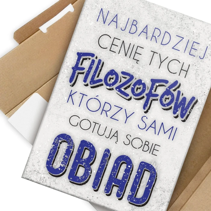 Plakat metalowy Filozofowie Prezent