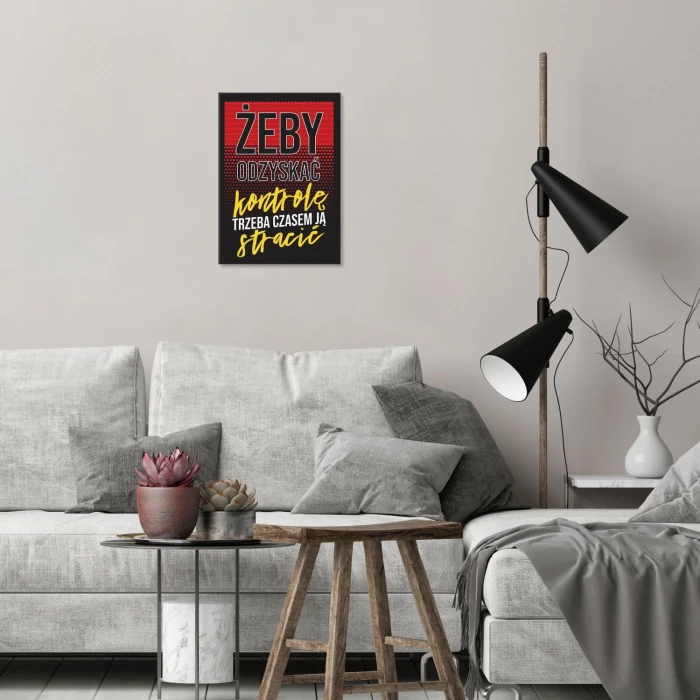Plakat metalowy Żeby odzyskać Prezent