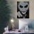 Plakat metalowy Masked man Prezent