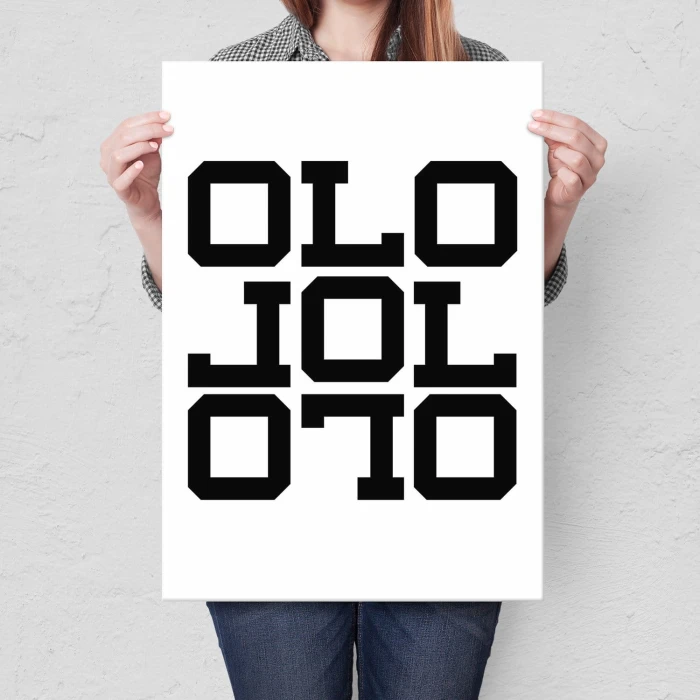 Plakat metalowy LOL Prezent