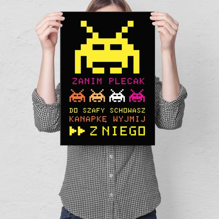 Plakat metalowy Dobra rada Prezent