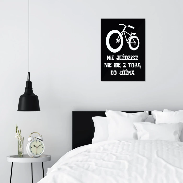 Plakat metalowy Nie jeździsz Prezent
