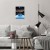 Plakat metalowy Nocny lisek Prezent