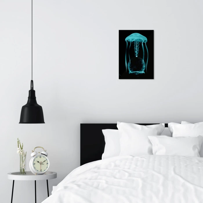 Plakat metalowy Jellyfish 1 Prezent