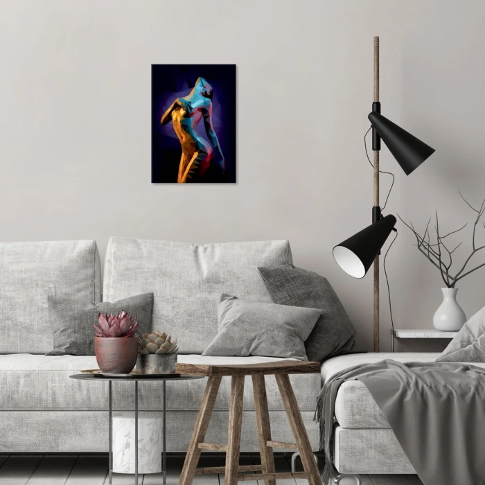 Plakat metalowy Kobieta Prezent