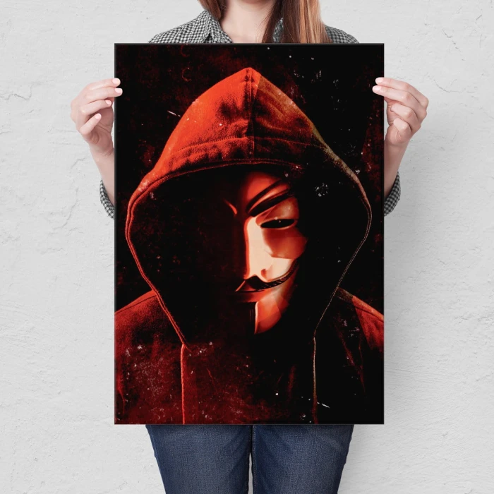 Plakat metalowy Dom z papieru Prezent