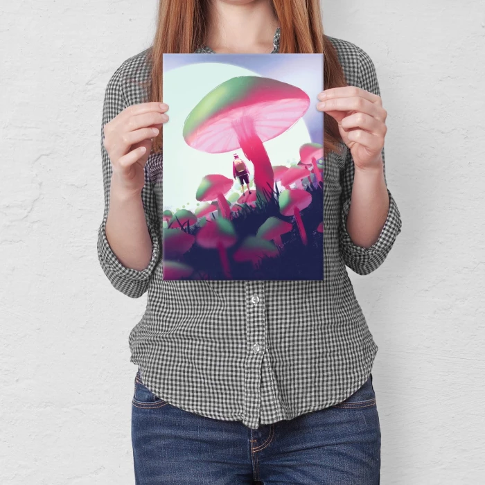 Plakat metalowy Magiczny ogród Prezent